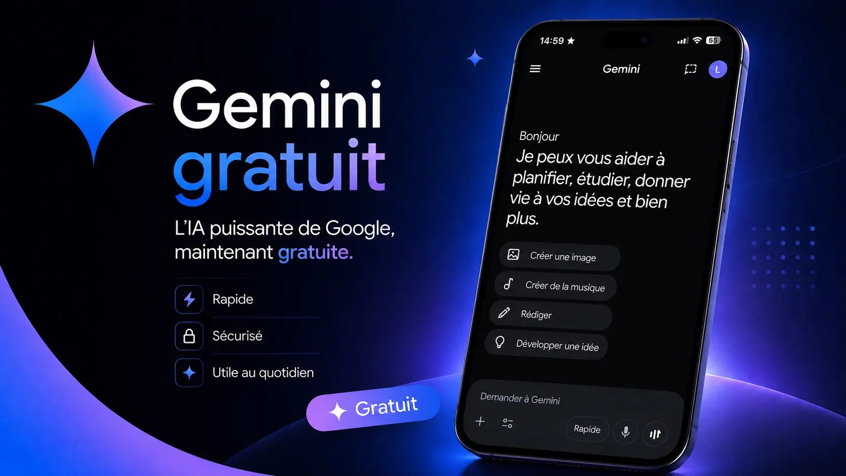 Gemini gratuit : comment l'utiliser et créer des images IA sans payer en 2026 ?