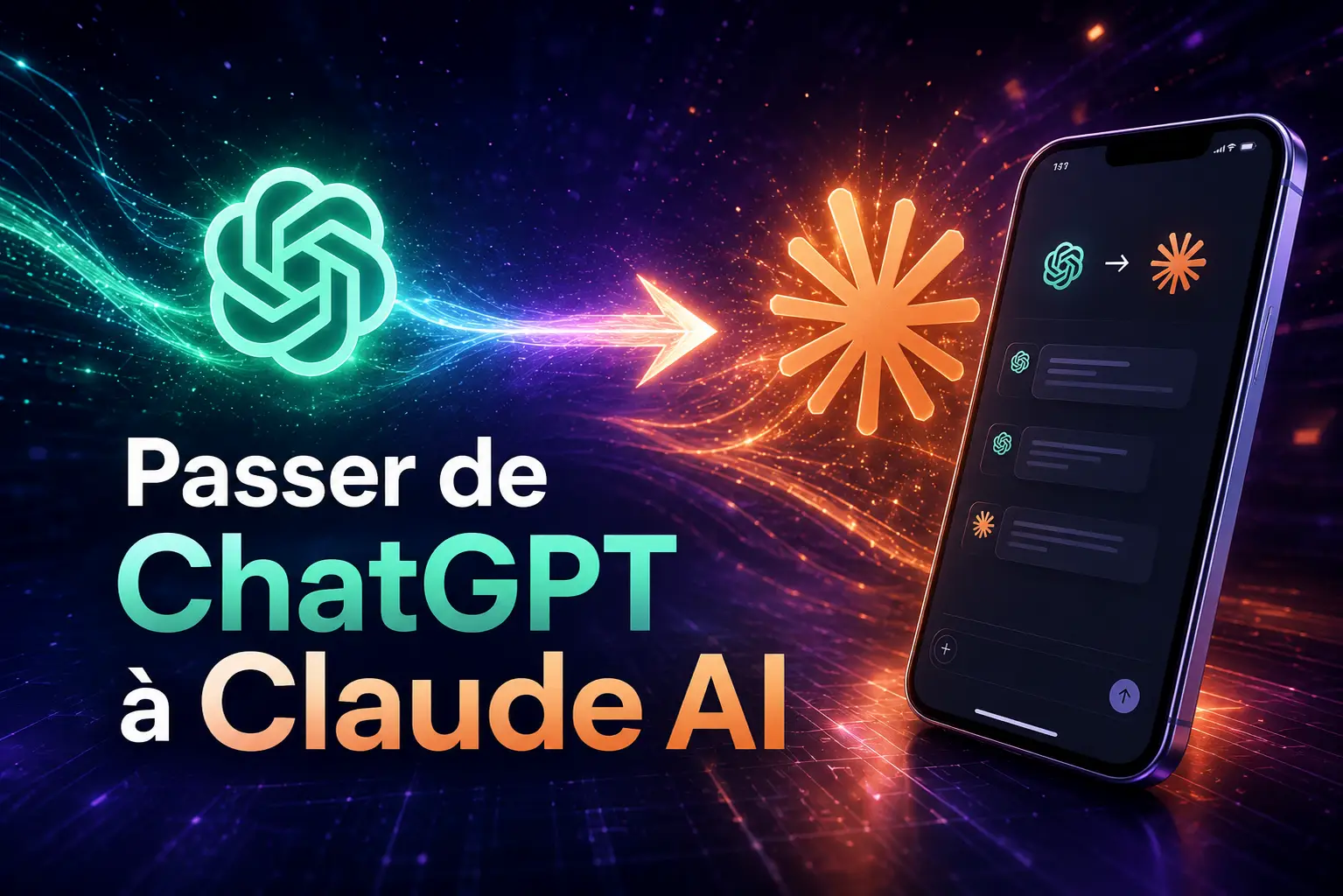 Passer de ChatGPT à Claude IA : le guide complet pour migrer en 5 étapes