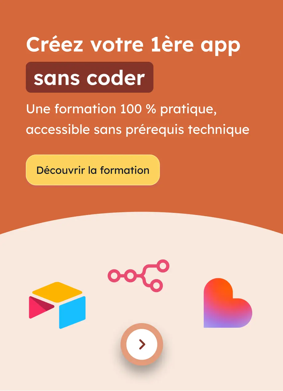 Formation No-code avec Jedha