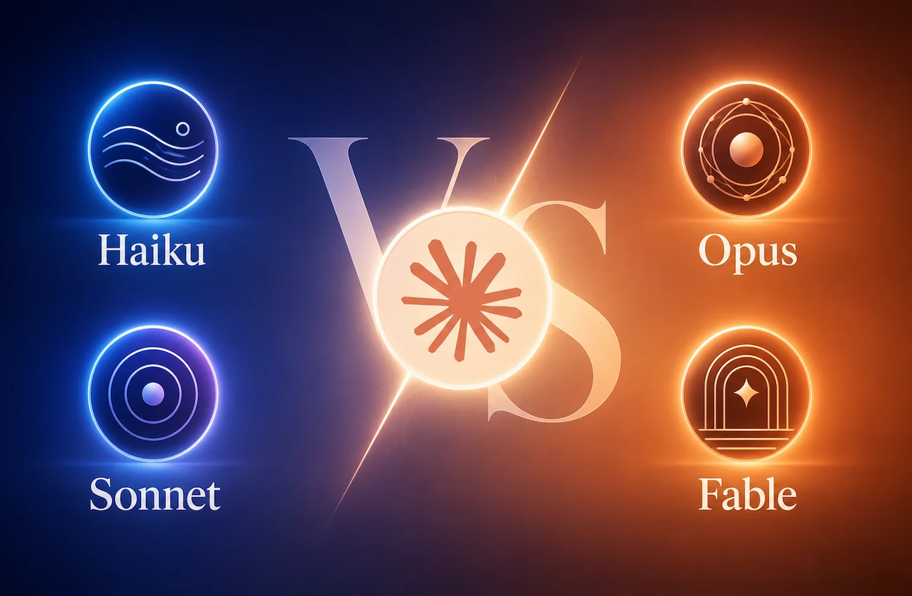 Claude Haiku vs Sonnet vs Opus vs Fable