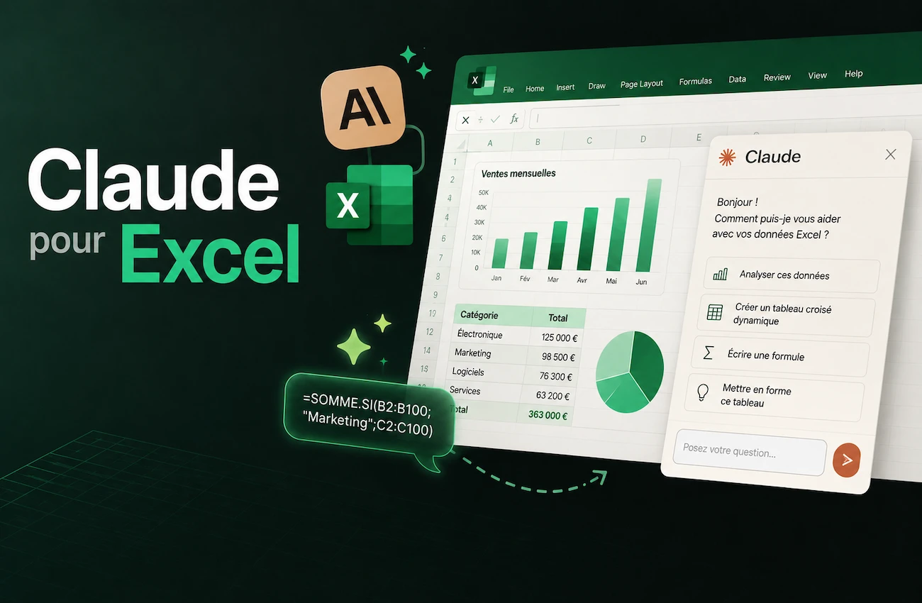 Claude dans Excel : comment fonctionne l'IA qui travaille dans votre tableur ?
