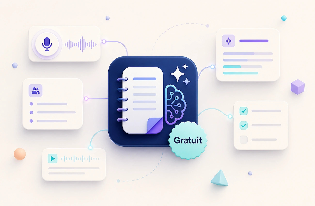 Quelle IA gratuite pour la prise de notes en réunion ?