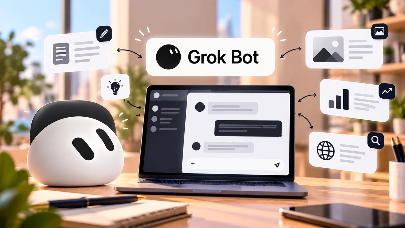 Qu'est-ce que Grok Bot, l'agent IA qui vous monte une équipe de collègues virtuels ?