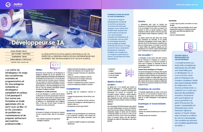 Guide des métiers de l'IA