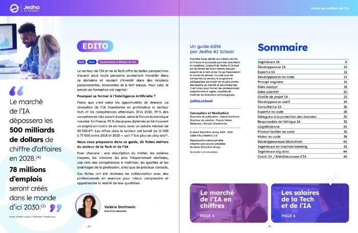 Guide des métiers de l'IA