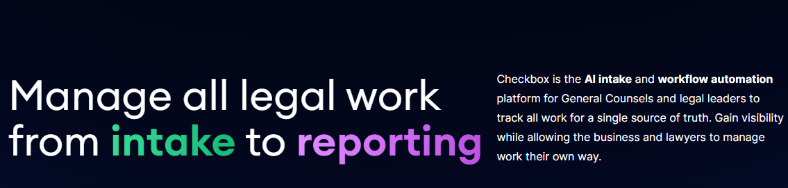 Checkbox.ai homepage