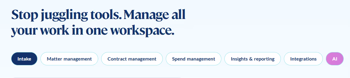 LawVu homepage