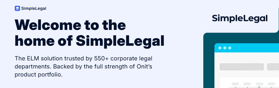 SimpleLegal homepage