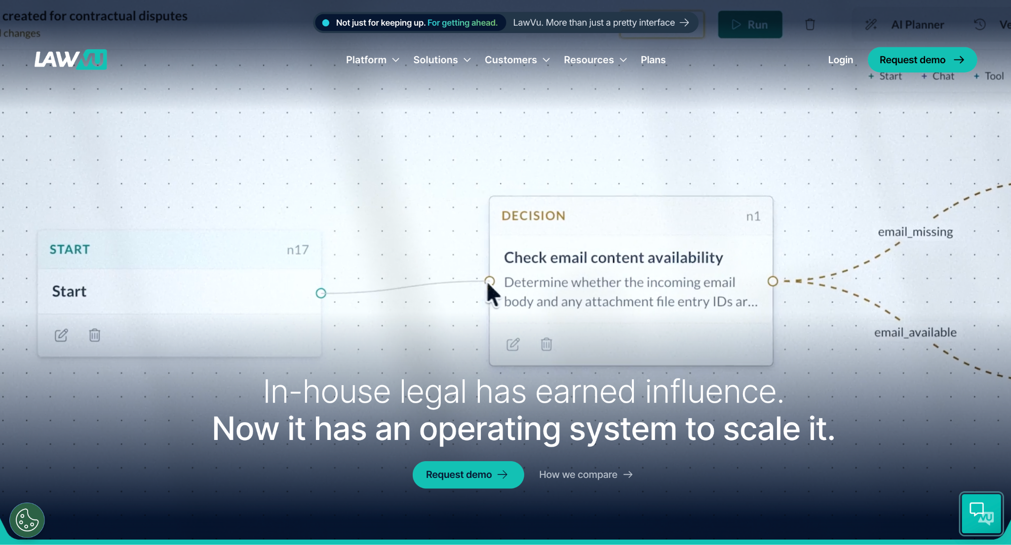 LawVu homepage