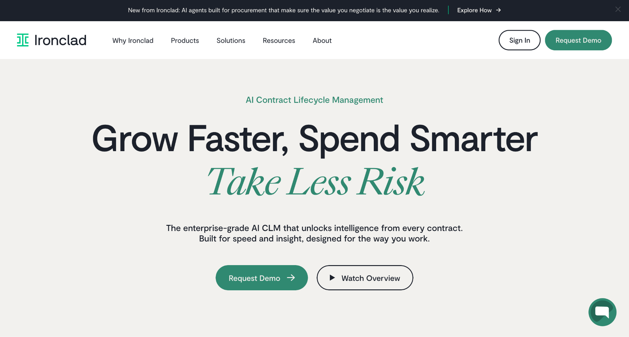 Ironclad homepage