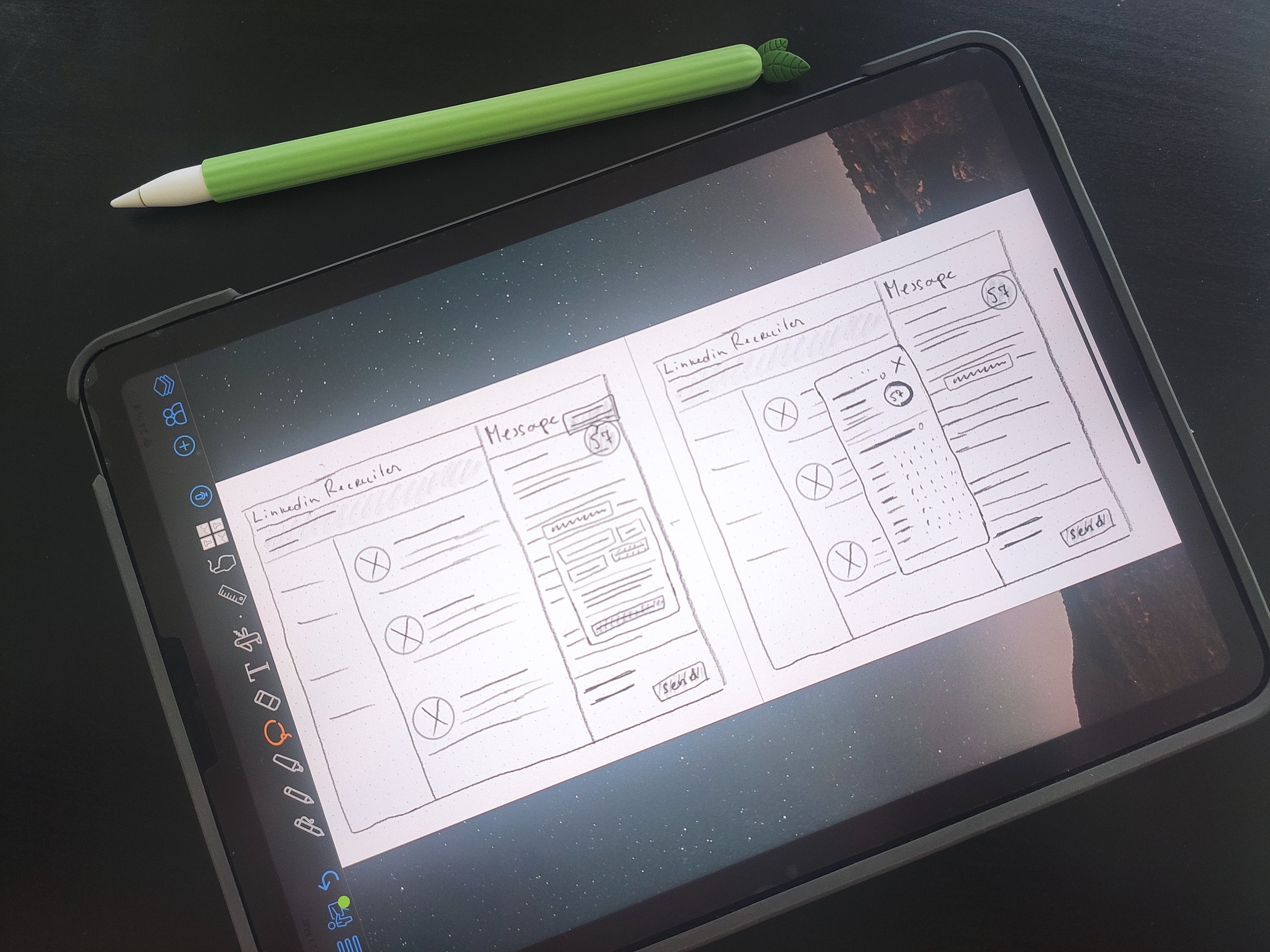 Early sketches of the extension interface