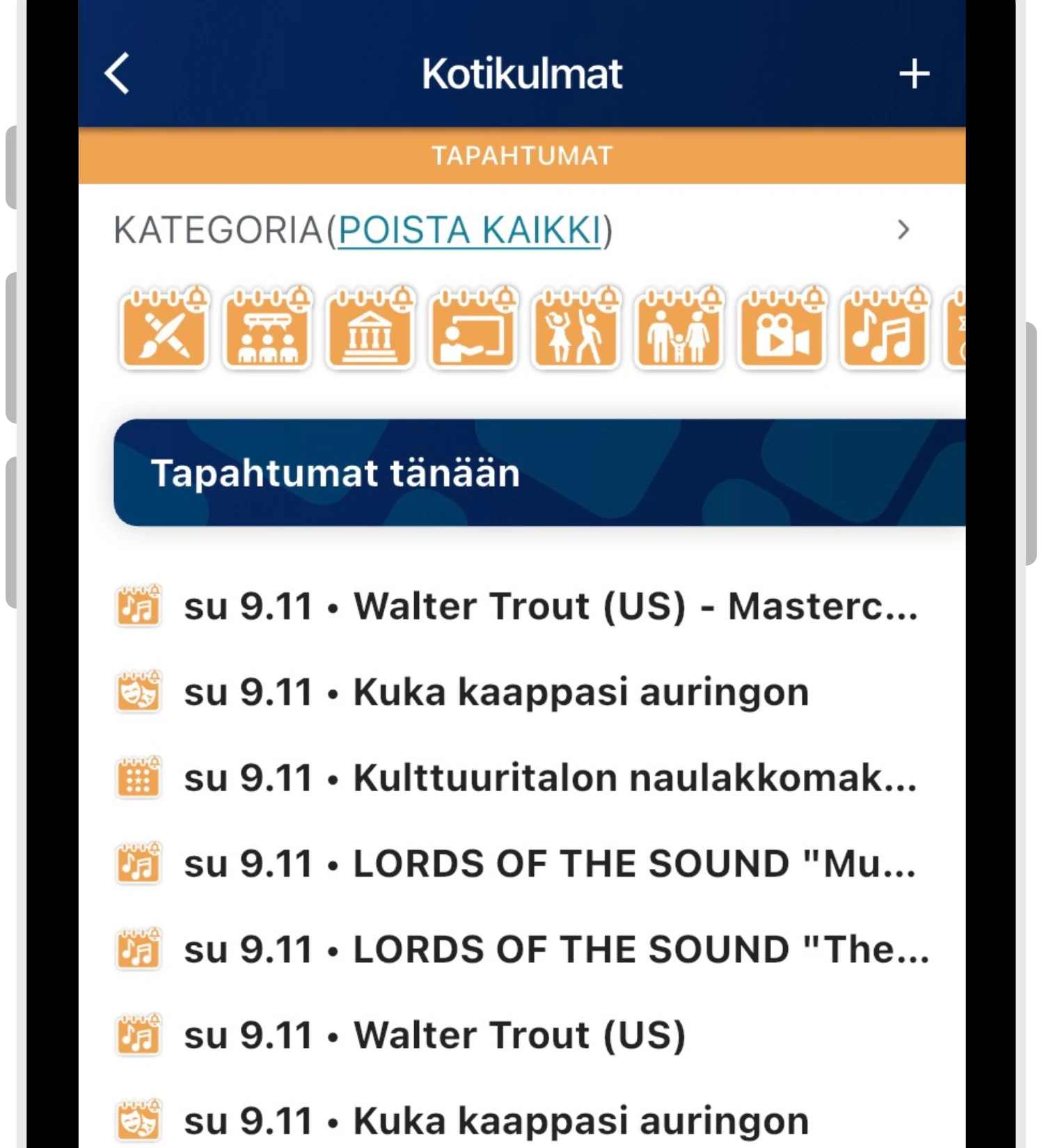 Lisää tapahtumasi kalenteriin