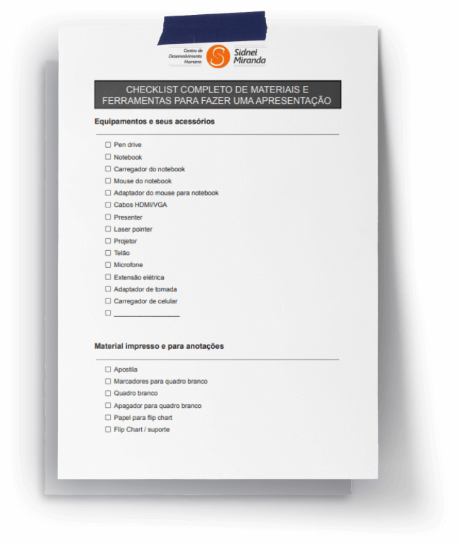 imagem de um papel mostrando o material da box