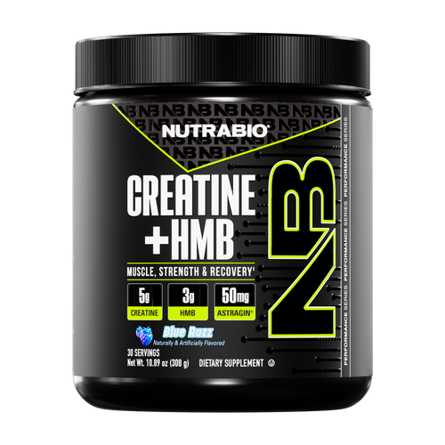 Creatine + HMB- Blue Raspberry 30 servings