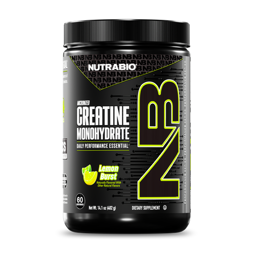 Creatine Monohydrate Powder - 300 Grams (Lemon Burst)