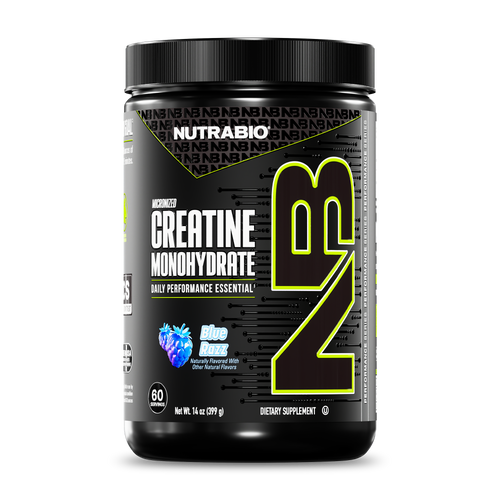 Creatine Monohydrate Powder - 300 Grams (Blue Raspberry)