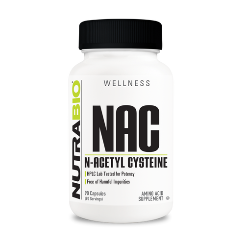 N-Acetyl-Cysteine (NAC) (600 mg) - 90 Vegetable Capsules