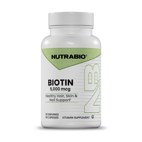 Biotin (5000mcg) - 90 Vegetable Capsules