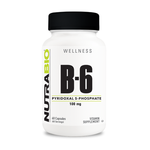 Vitamin B-6 (Pyridoxal 5-Phosphate) 100mg 60 Vegetable Capsules