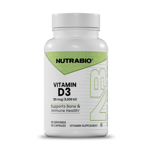 Vitamin D (5000 IU) - 90 Vegetable Capsules