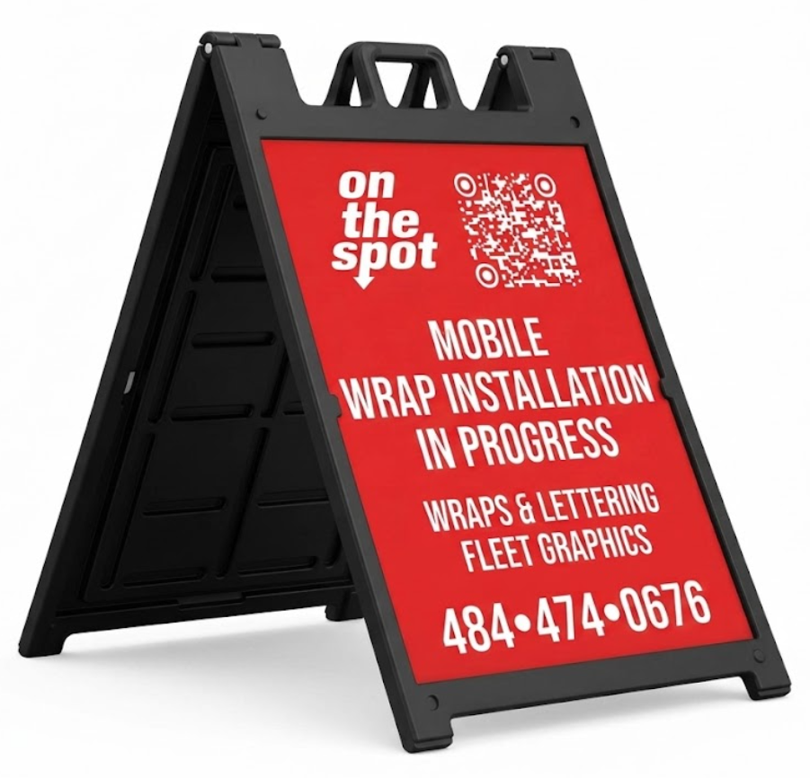 On The Spot Wraps mobile installation on site