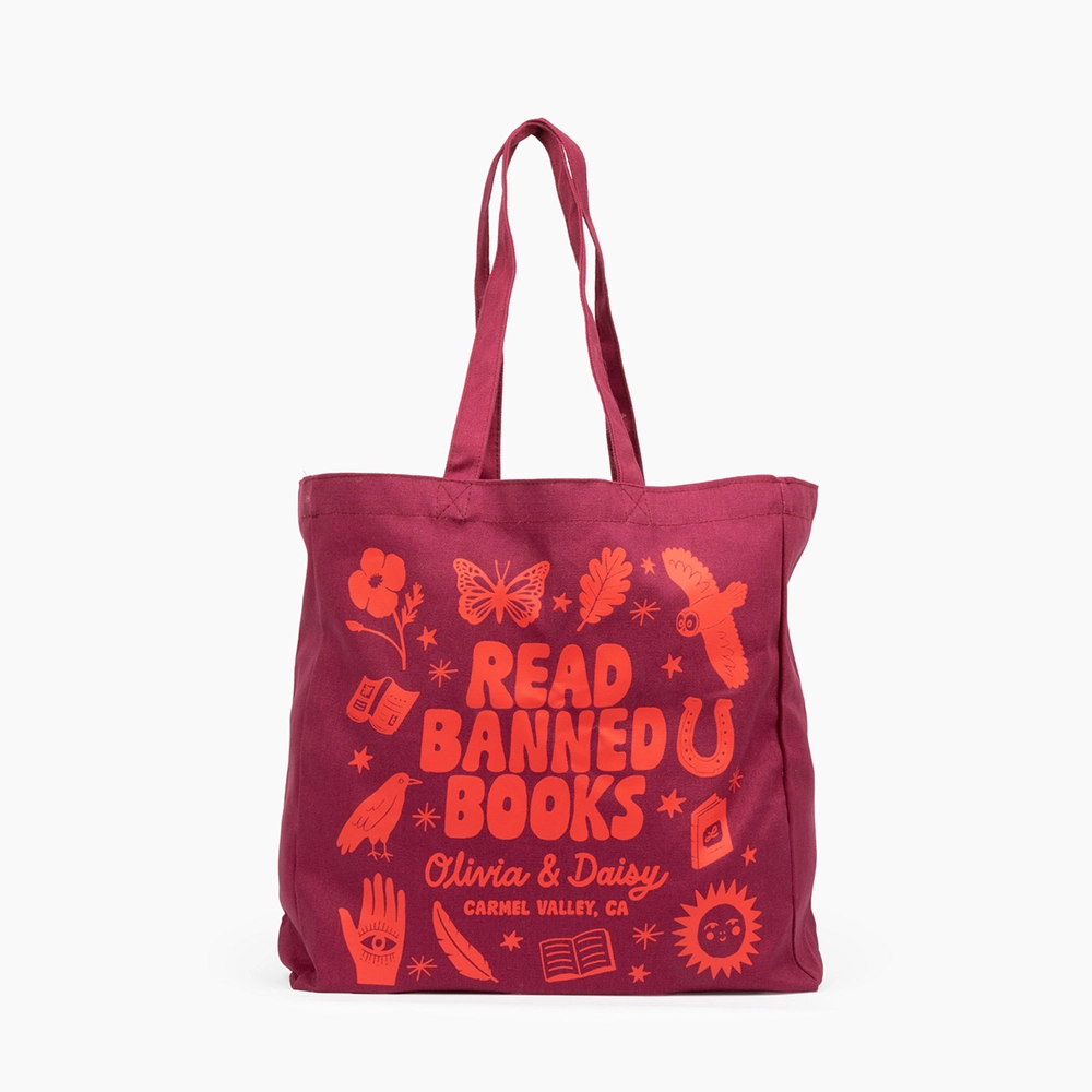 Read Banned Books Tote by Olivia & Daisy — Mother's Day gift idea