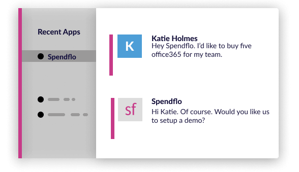 screenshot of software buying process