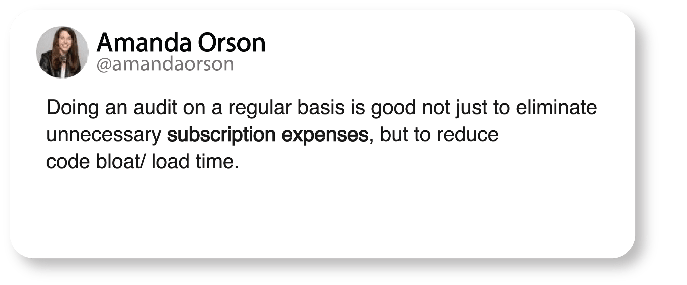 Tweet about Saas subscription management-2