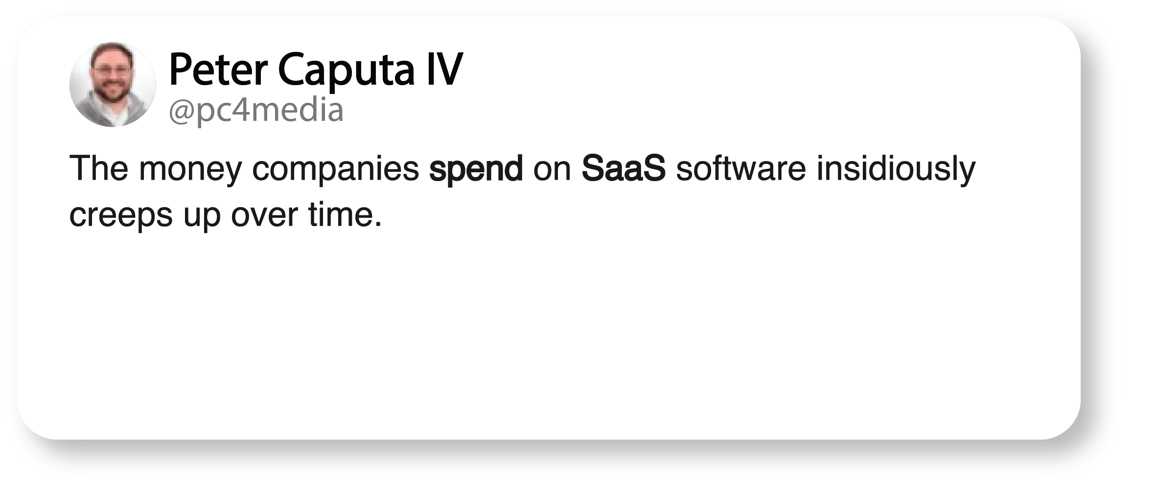 Tweet about Saas spending trend-4