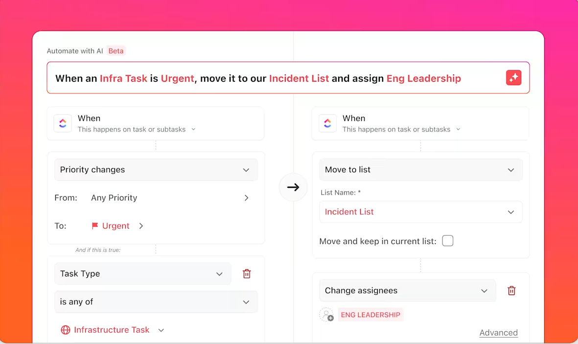 ClickUp Automations