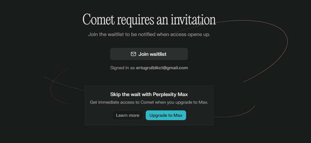 Wie erreiche ich Perplexity Comet?