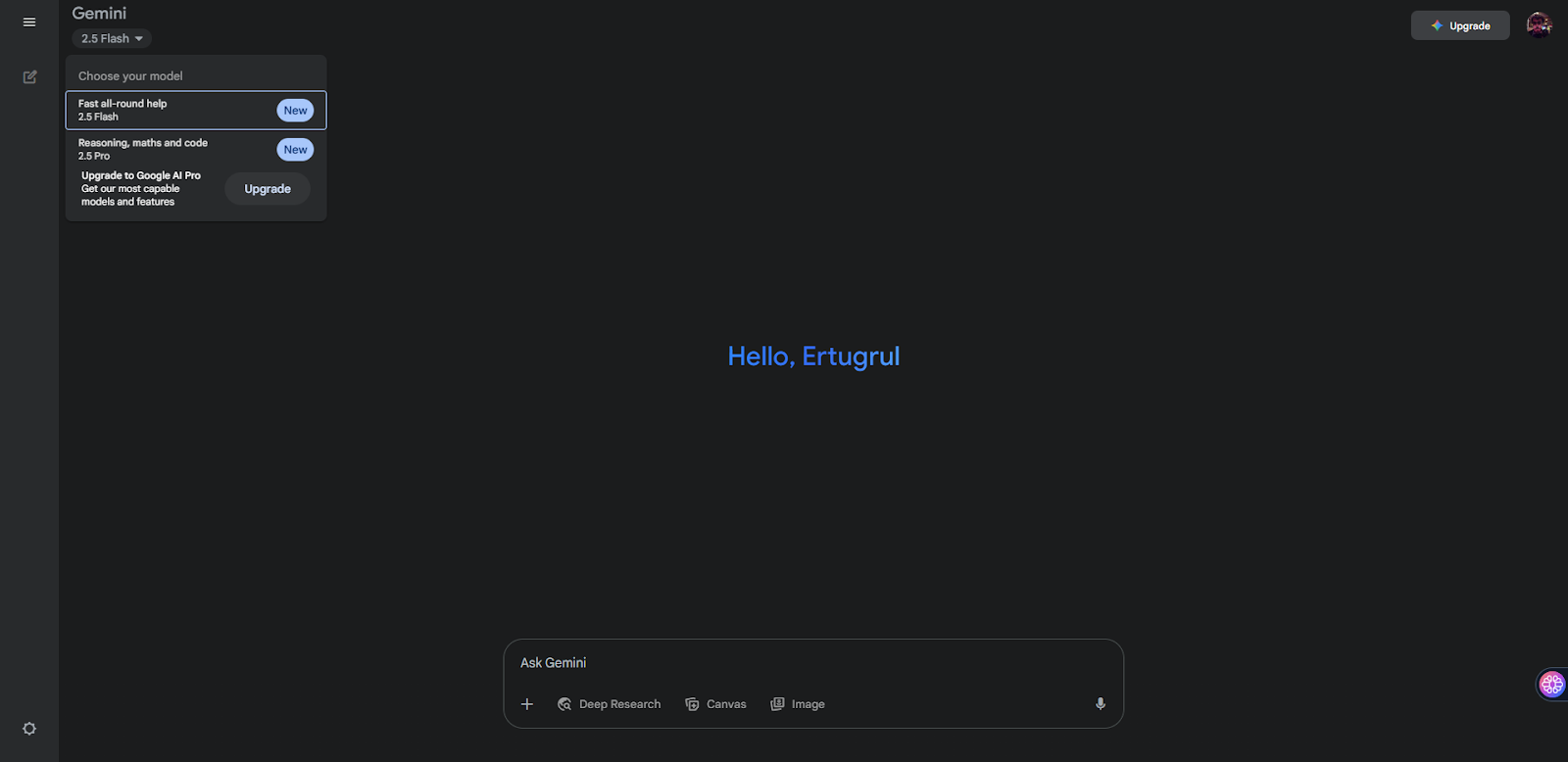 Gemini AI Chatbot mit Internetzugang