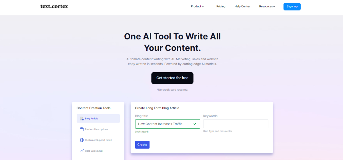 text-cortex-website