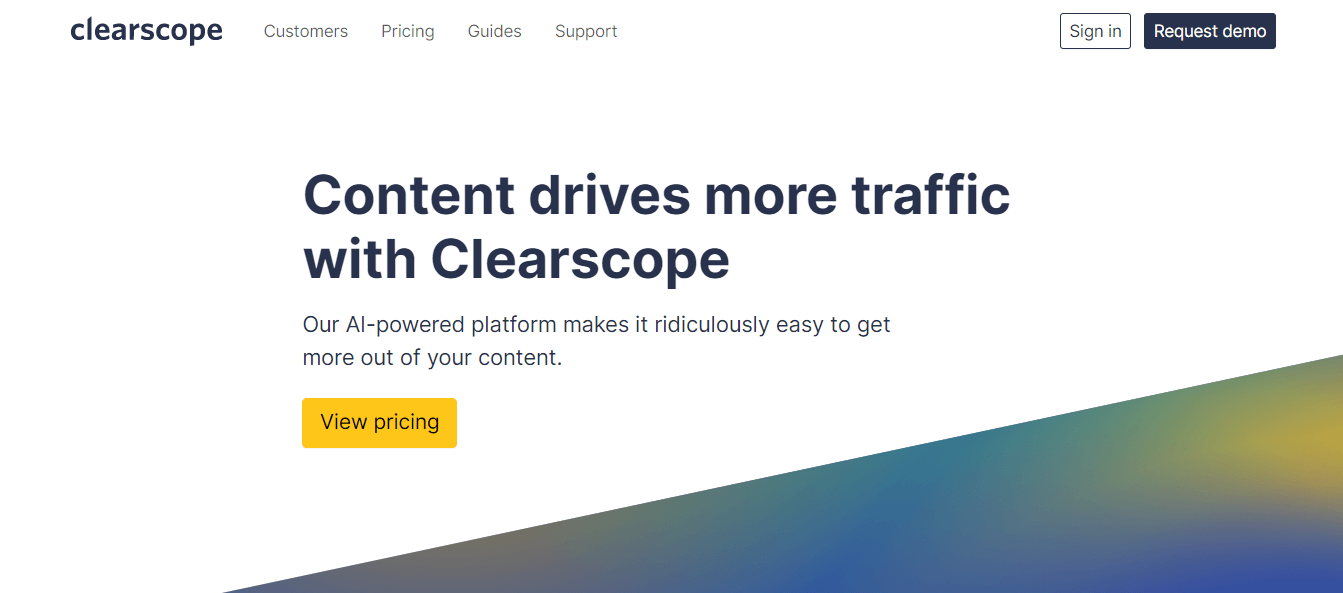 Clearscope-tool