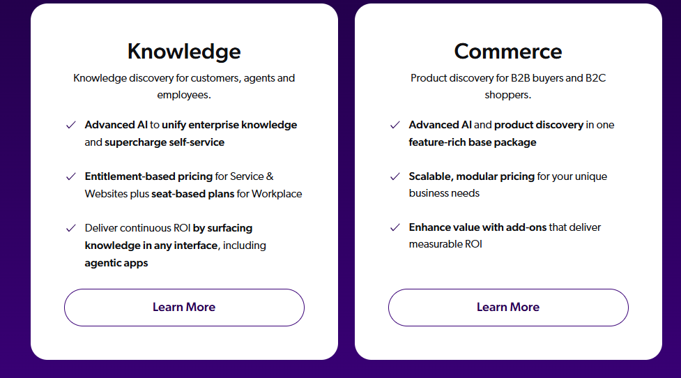 Coveo Company Knowledge Pricing