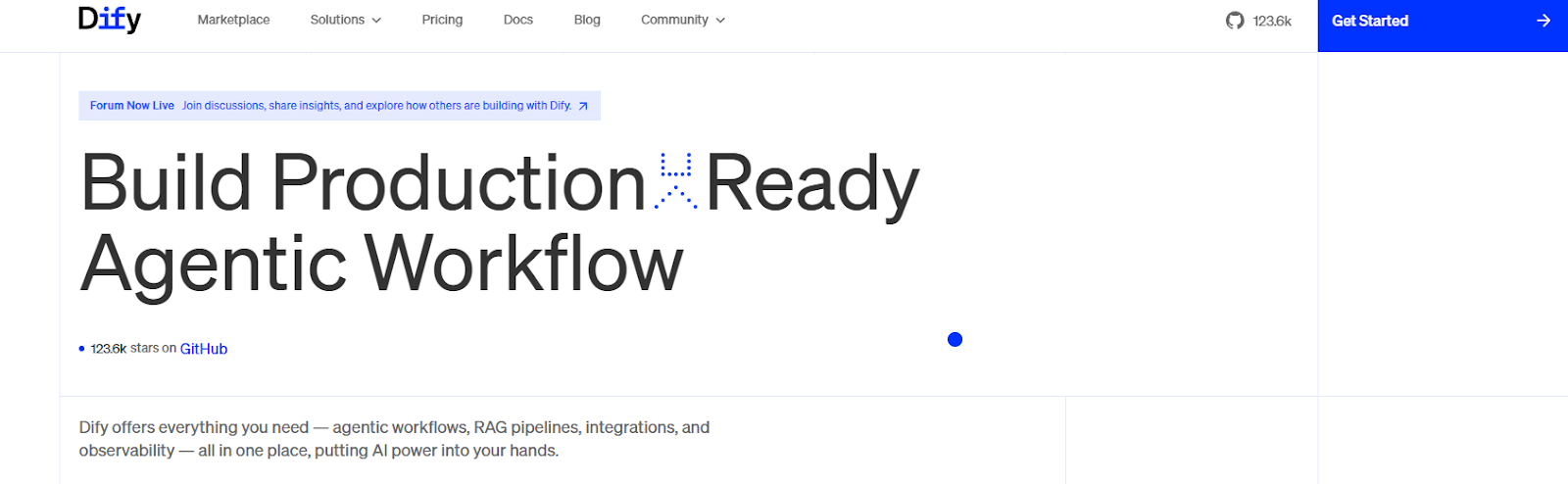 dify ai homepage
