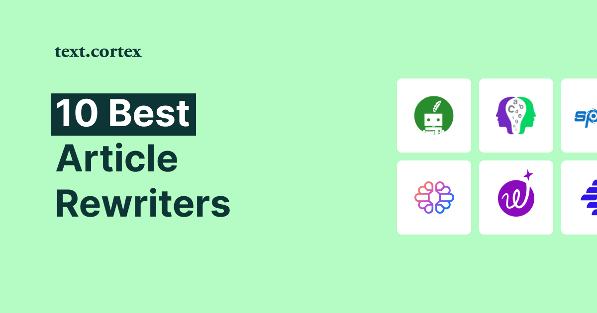10 Best Article Rewriters To Try in 2026