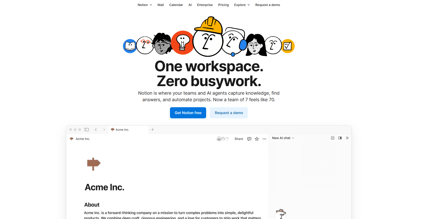 Notion AI Collaboration Tool