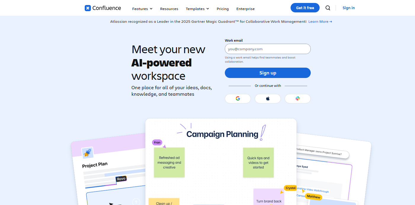Confluence AI Collaboration Tool