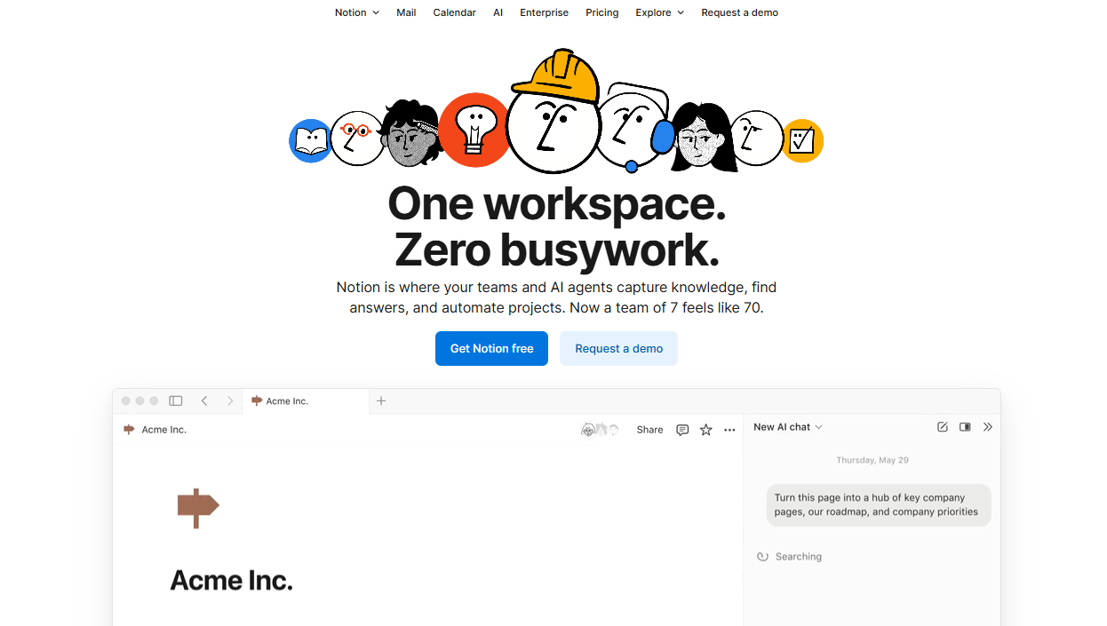 Notion AI Collaboration Tool