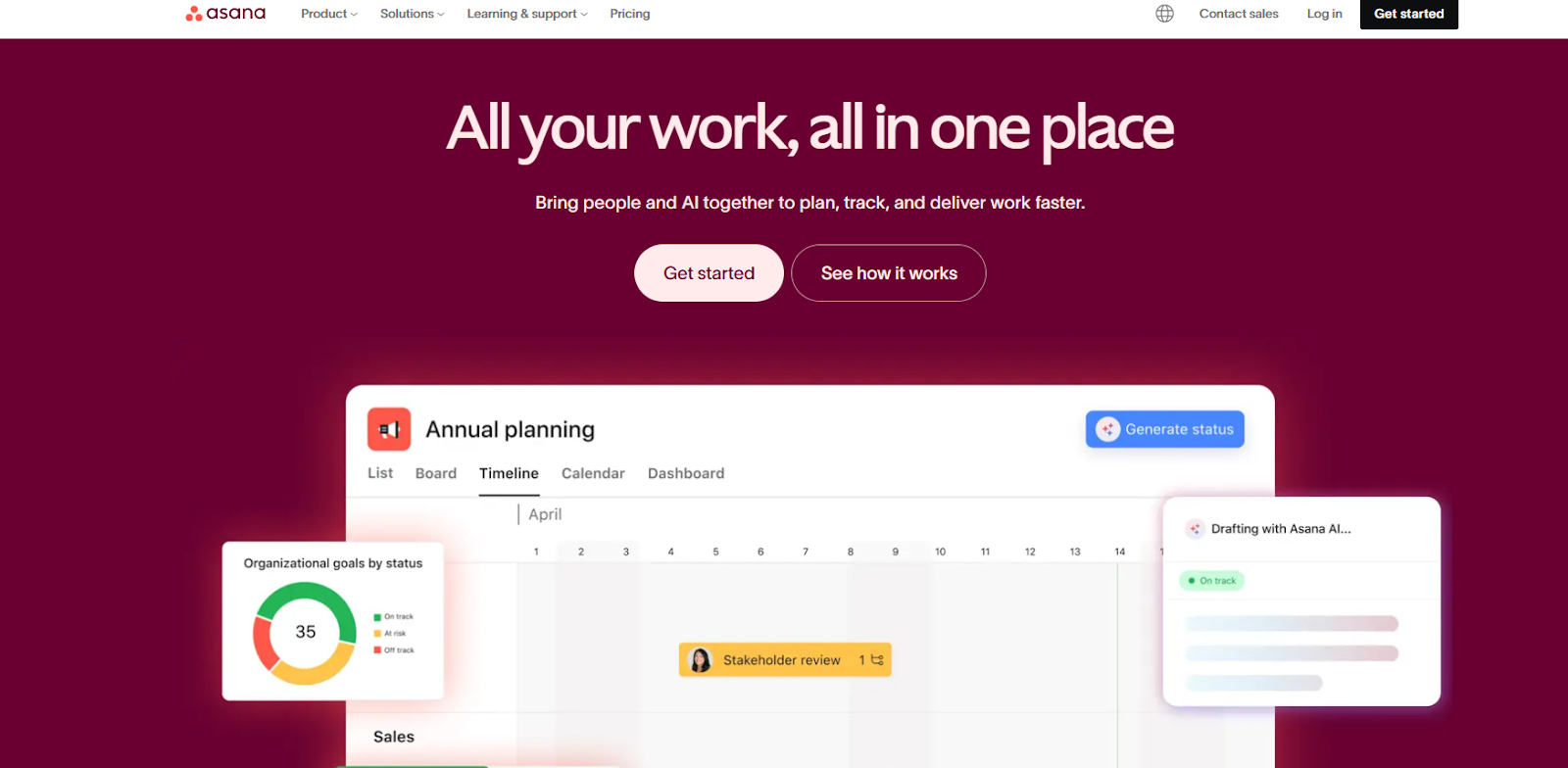 Asana AI Collaboration Tool