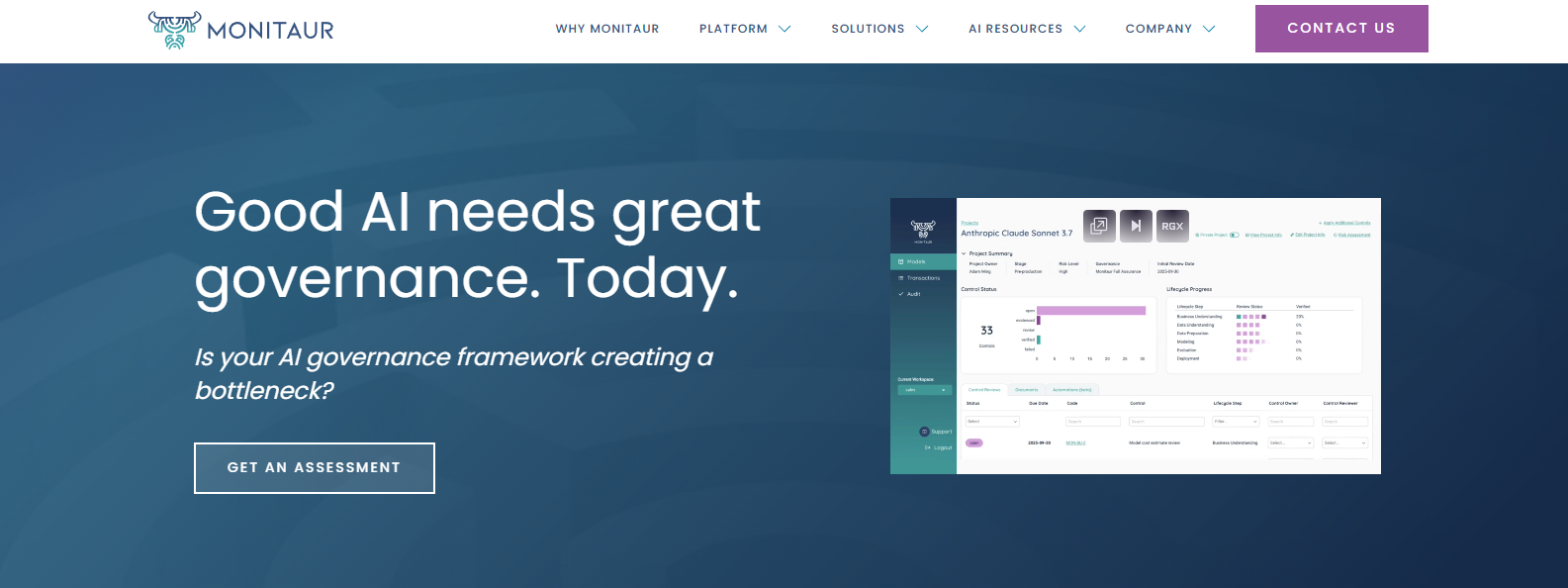 Monitaur Homepage