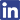 LinkedIn logo in blue