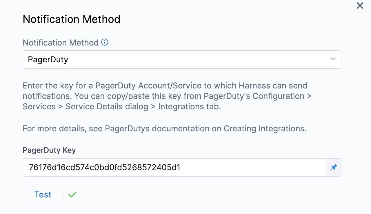 Test PagerDuty integration