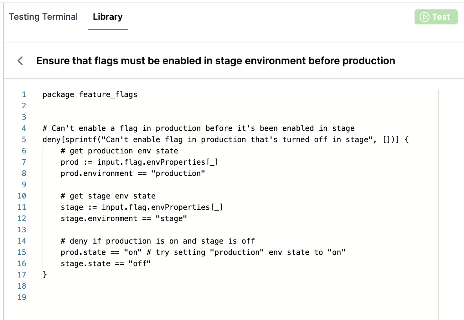 Harness Feature Flag library