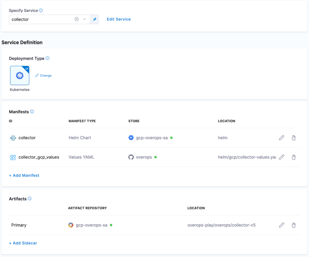 Collector Service for Harness <a href=