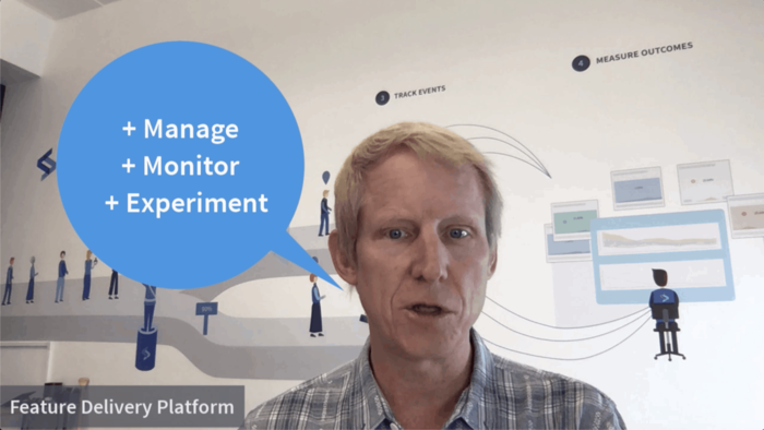 A feature delivery platform allows you to manage feature rollouts, monitor feature rollouts and experiment with feature rollouts.