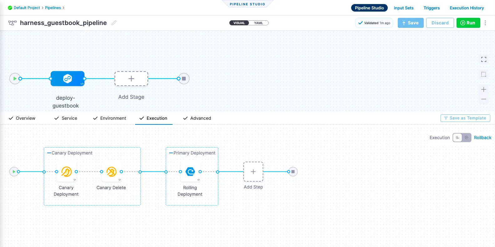 Canary deployment strategy