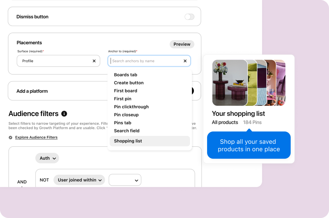 In-app guidance creation