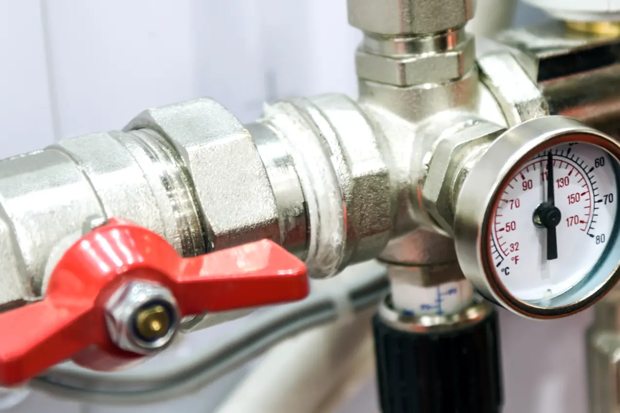 How to adjust hot water temperature control valve